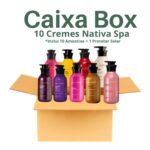 Caixa Box Nativa Spa 10 Cremes +1 perfuem cecelebre +30amostras