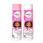 Salon line Kit Shampoo e Condicionador SOS Cachos Kids Hidratação
