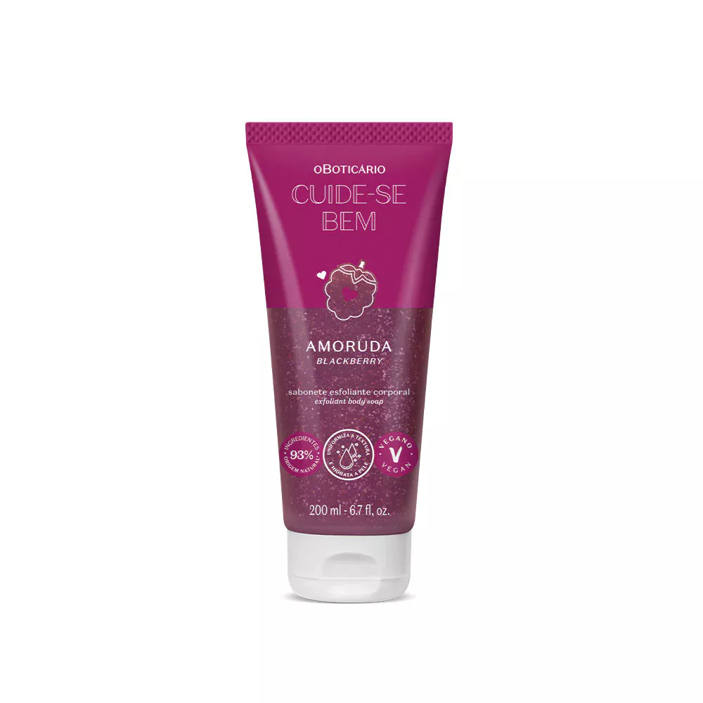 BT_PT_C0926_ECOMM_PDP_BOTI_63526_01 Gel de Banho Esfoliante Corporal Cuide-se Bem Amoruda 200ml - Image 1
