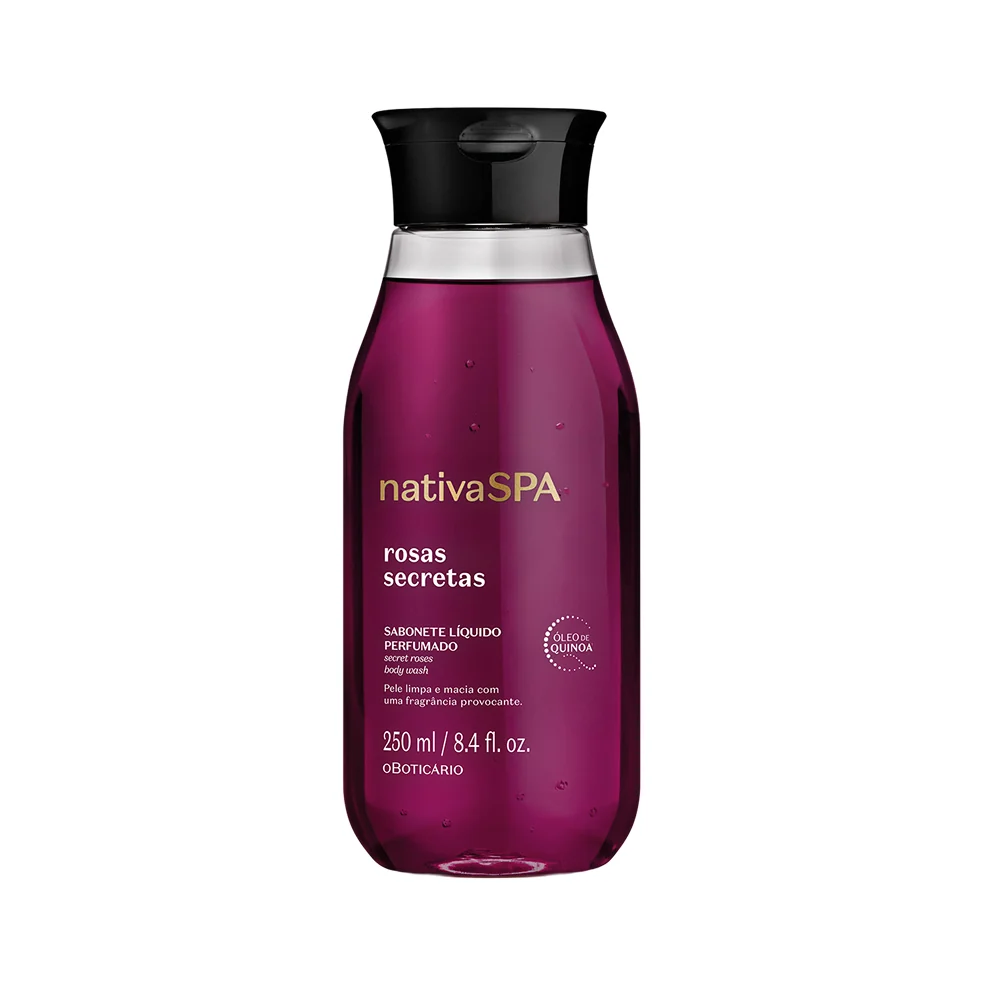 BT_PT_C1126_ECOMM_PDP_85421_01 Sabonete Líquido Corporal Perfumado Nativa SPA Rosas Secretas, 250ml - Image 1